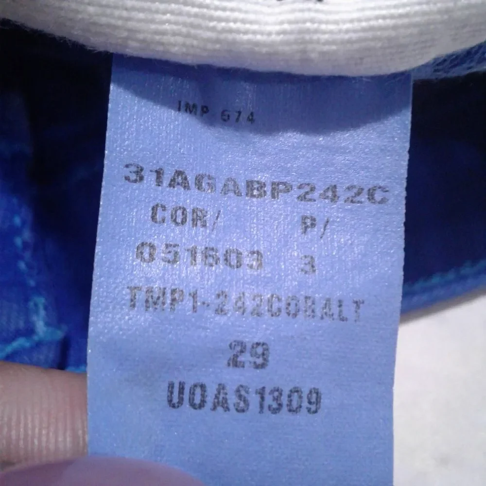 Anthropologie Cobalt Blue Jean Shorts - Picture 7 of 7